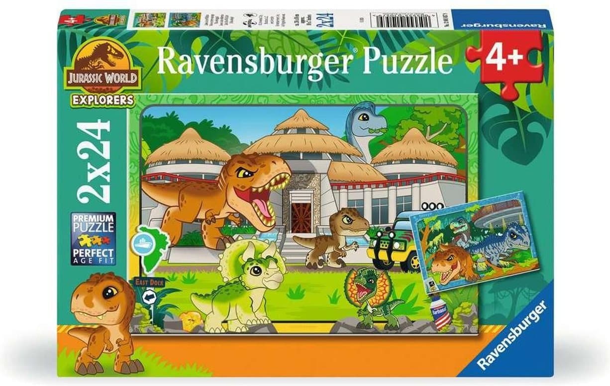 RAVENSBURGER Puzzle Jurassic World 2x24 dílků