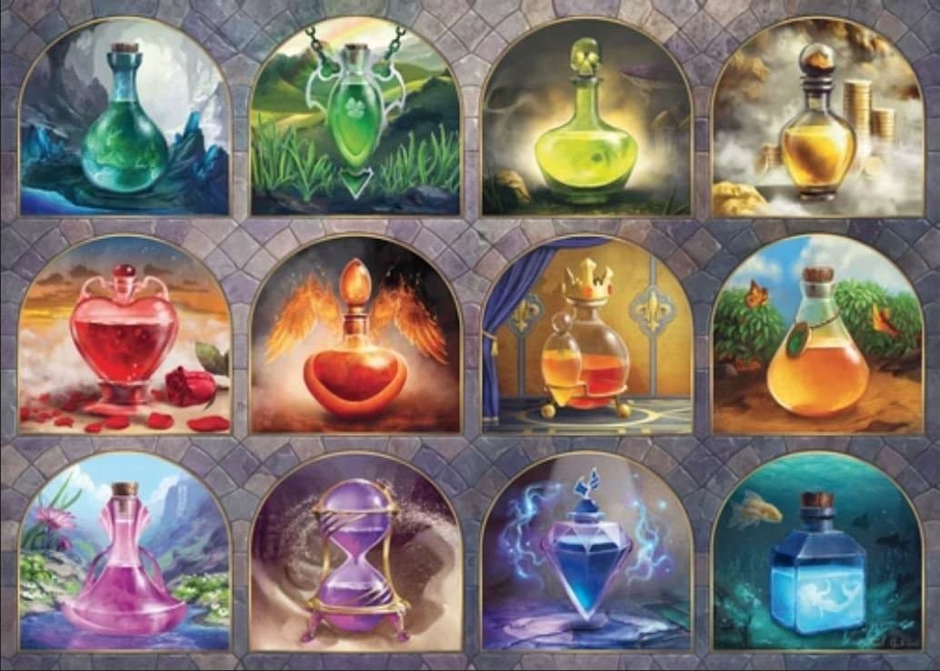 RAVENSBURGER Puzzle Kouzelné lektvary 1000 dílků