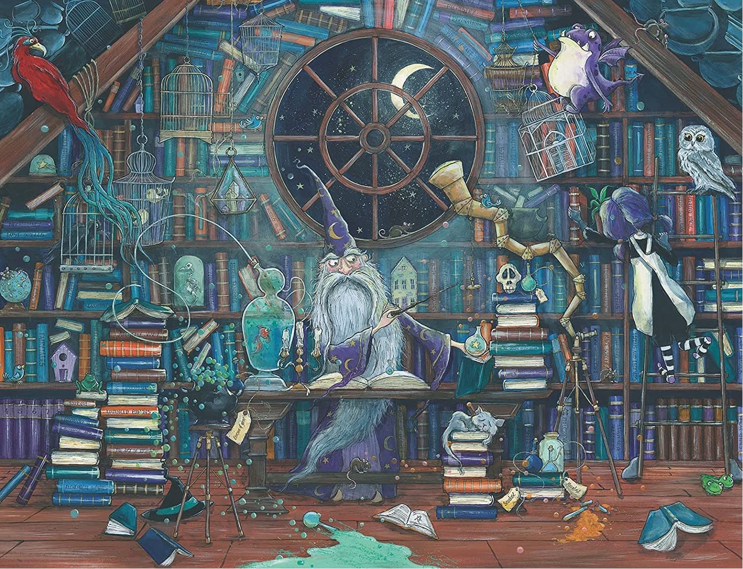 RAVENSBURGER Puzzle Kouzelník Merlin 2000 dílků