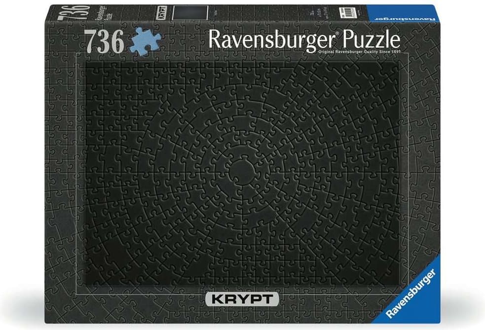 RAVENSBURGER Puzzle Krypt Black 736 dílků