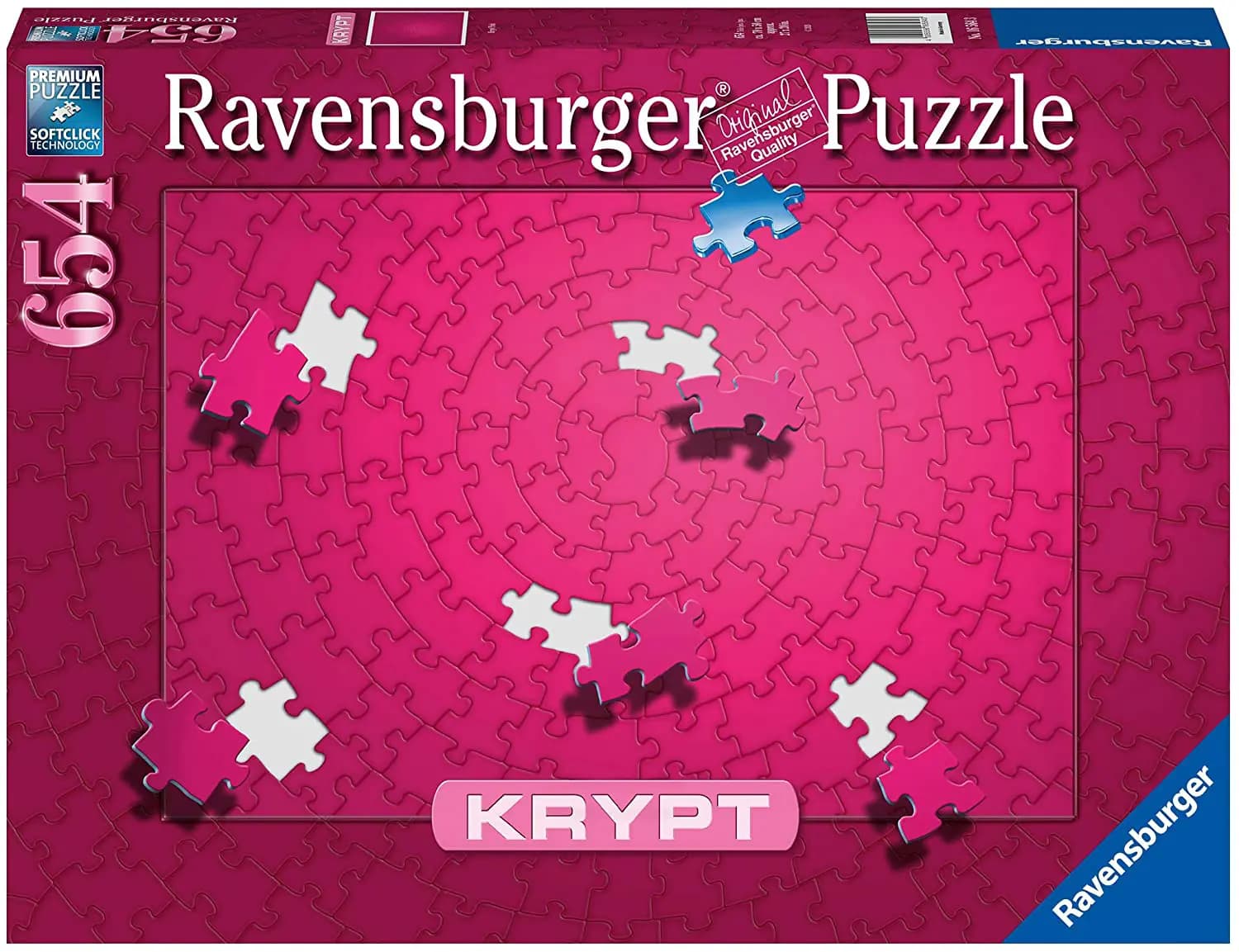 Ravensburger - Puzzle Krypt Pink - 600 dielov