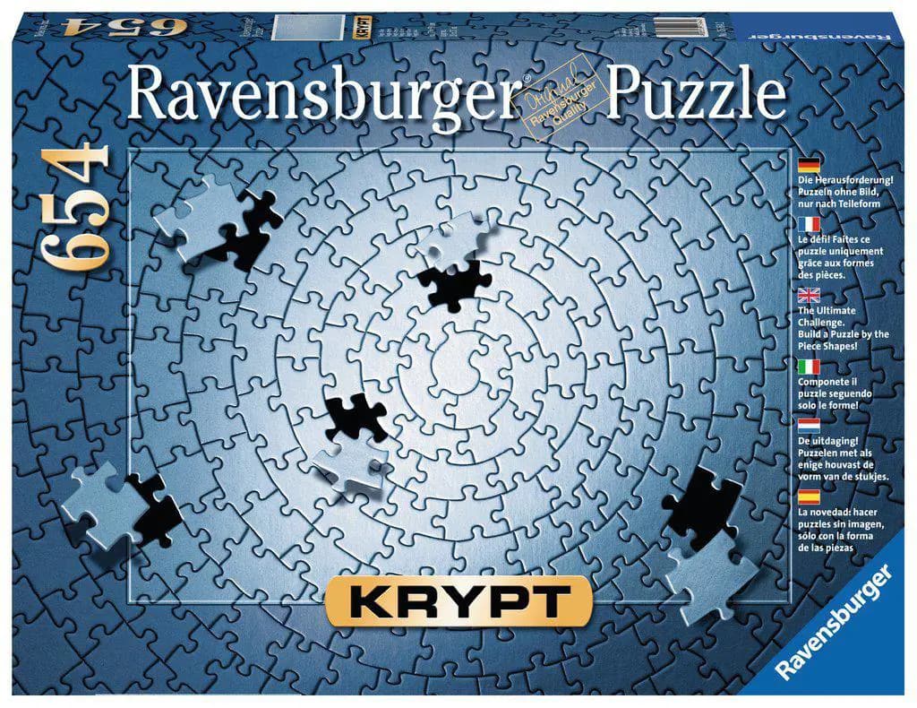 Ravensburger - Puzzle Krypt Silver - 600 dielov