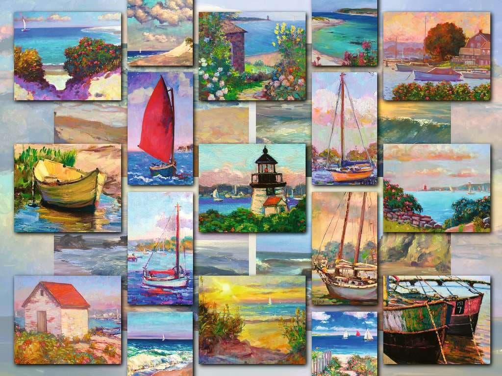 RAVENSBURGER Puzzle Lodě a pobřeží 1500 dílků
