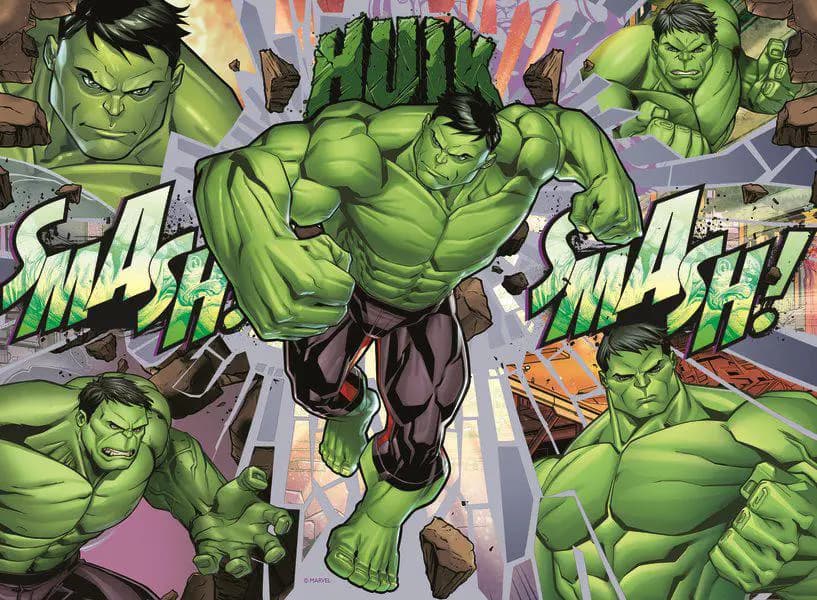 Ravensburger - Puzzle Marvel Hero, Hulk - 100 dielov