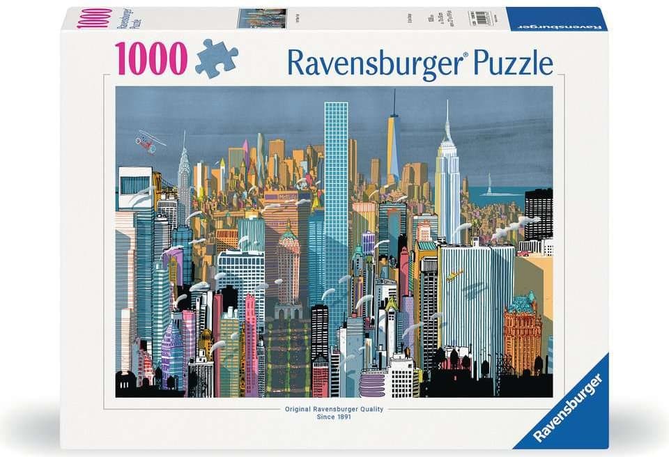 RAVENSBURGER Puzzle Město New York 1000 dílků