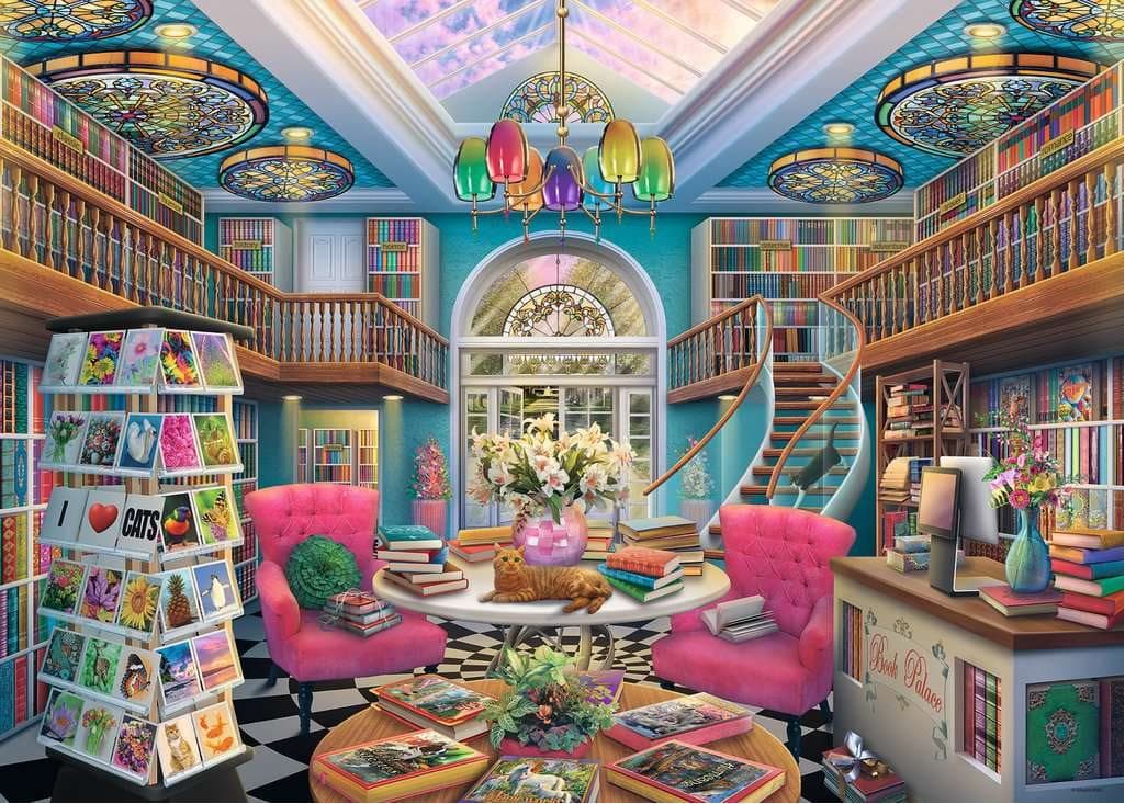 RAVENSBURGER Puzzle Palác knih 1000 dílků