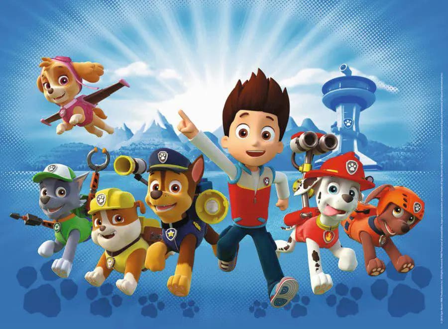 Ravensburger - Puzzle Paw Patrol: Team - 100 dielov
