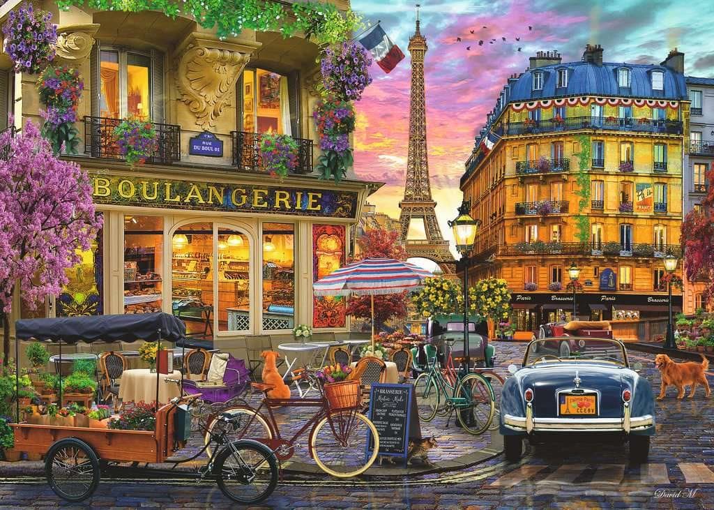 RAVENSBURGER Puzzle Pekařství, Paříž 1000 dílků