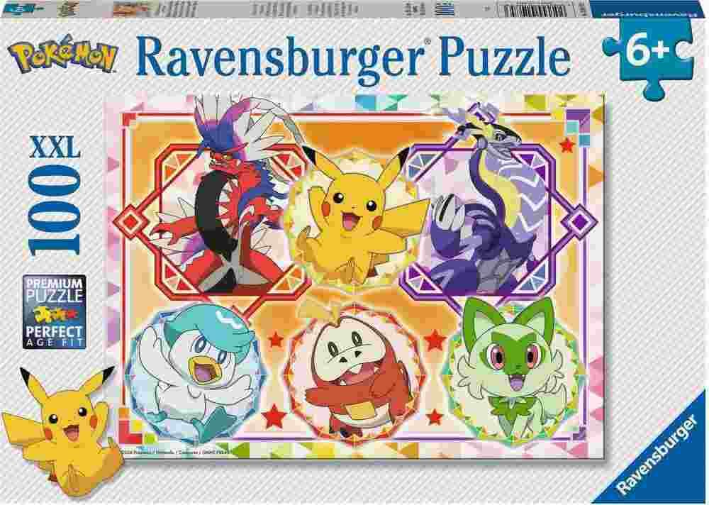 Ravensburger - Puzzle Pokémon 100 XXL - 100 dielov