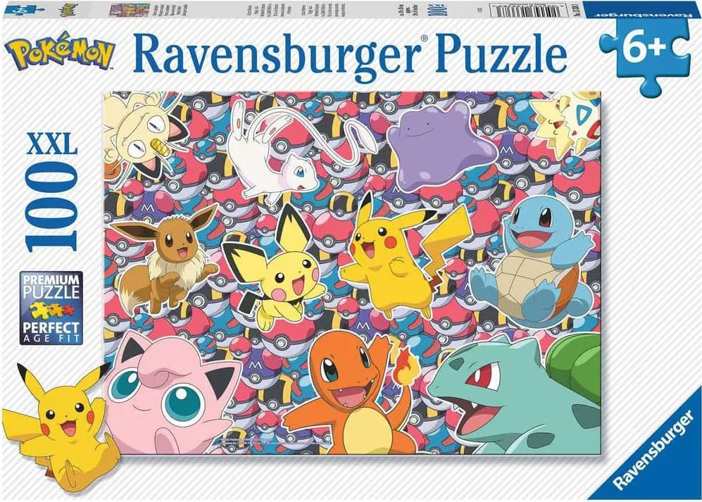 Ravensburger - Puzzle Pokémon 100 XXL - 100 dielov