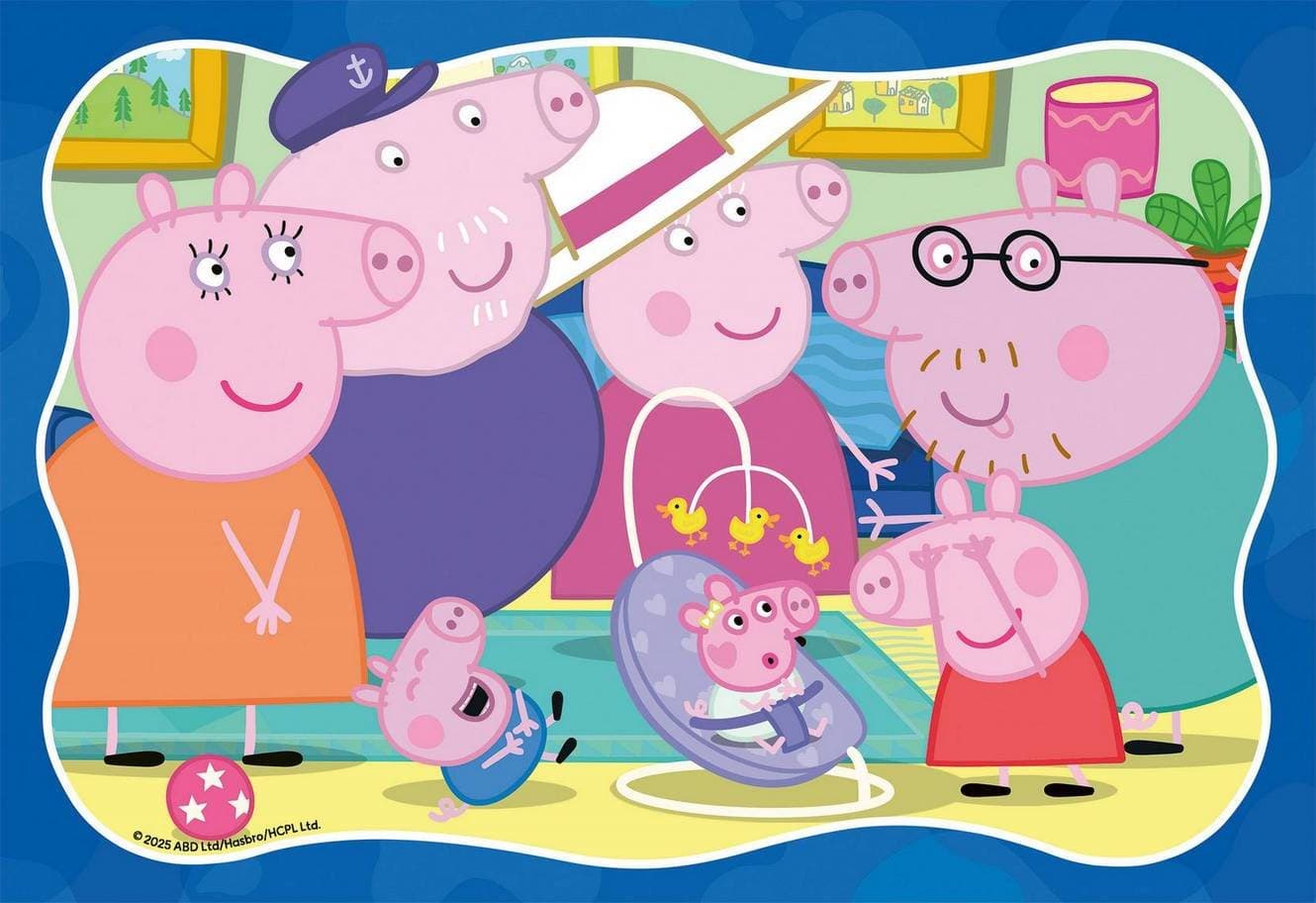 RAVENSBURGER Puzzle Prasátko Peppa 35 dílků