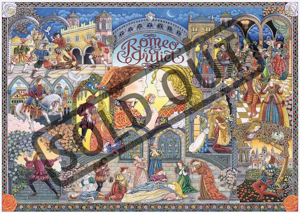 RAVENSBURGER Puzzle Romeo a Julie 1000 dílků