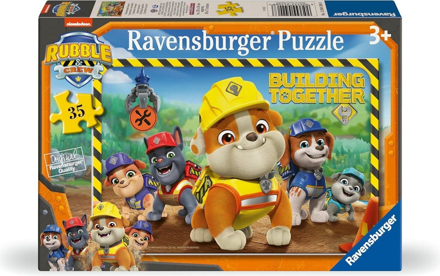 RAVENSBURGER Puzzle Rubble a jeho parta 35 dílků
