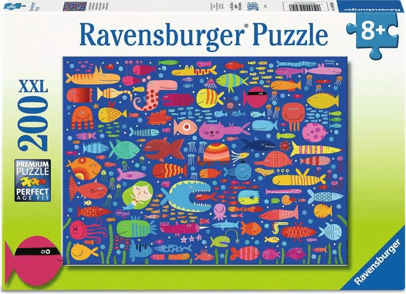 RAVENSBURGER Puzzle Rybí kamarádi XXL 200 dílků