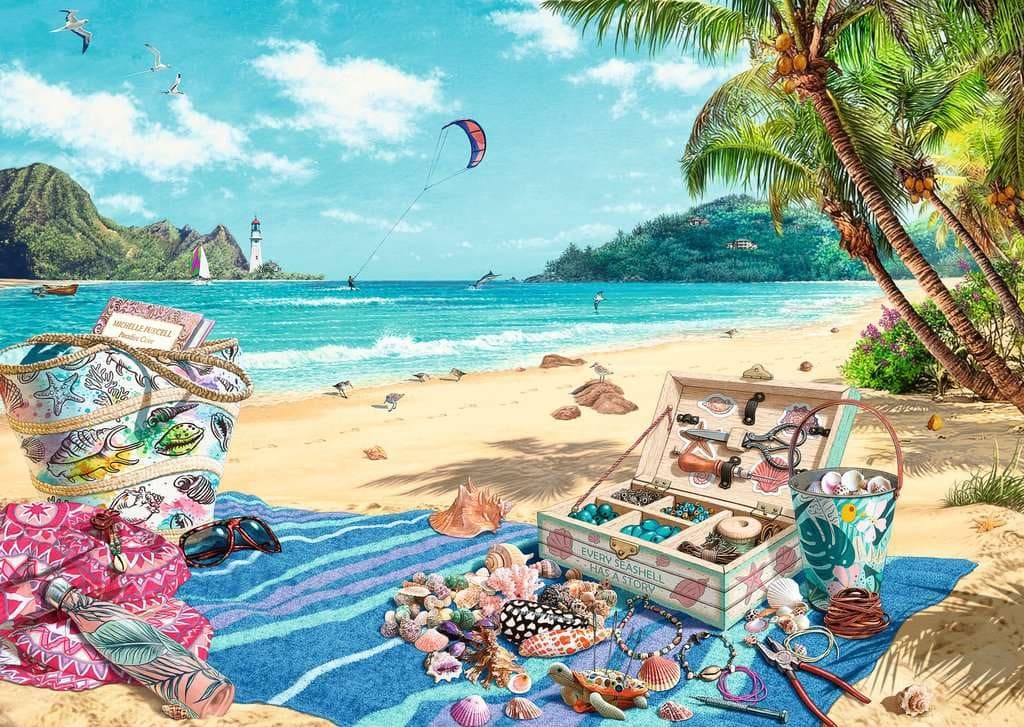 RAVENSBURGER Puzzle Sběratel mušlí 1000 dílků