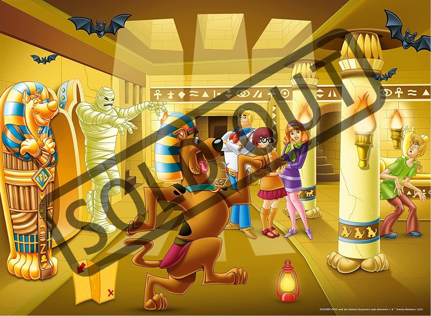 RAVENSBURGER Puzzle Scooby Doo XXL 100 dílků