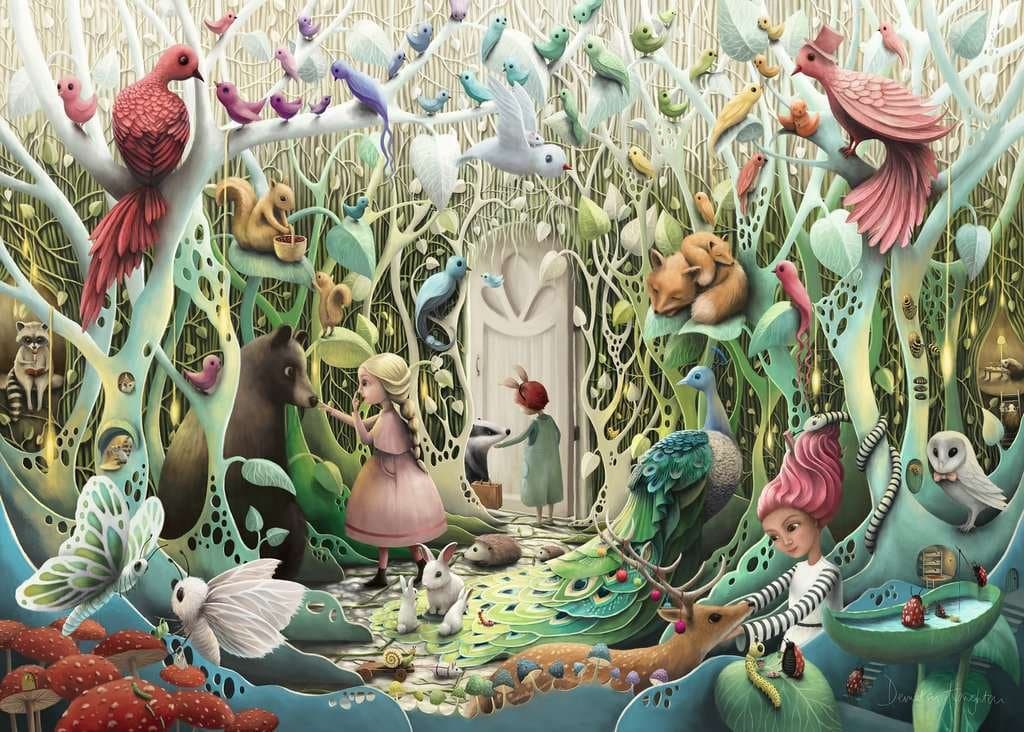 RAVENSBURGER Puzzle Skrytá zahrada 1000 dílků