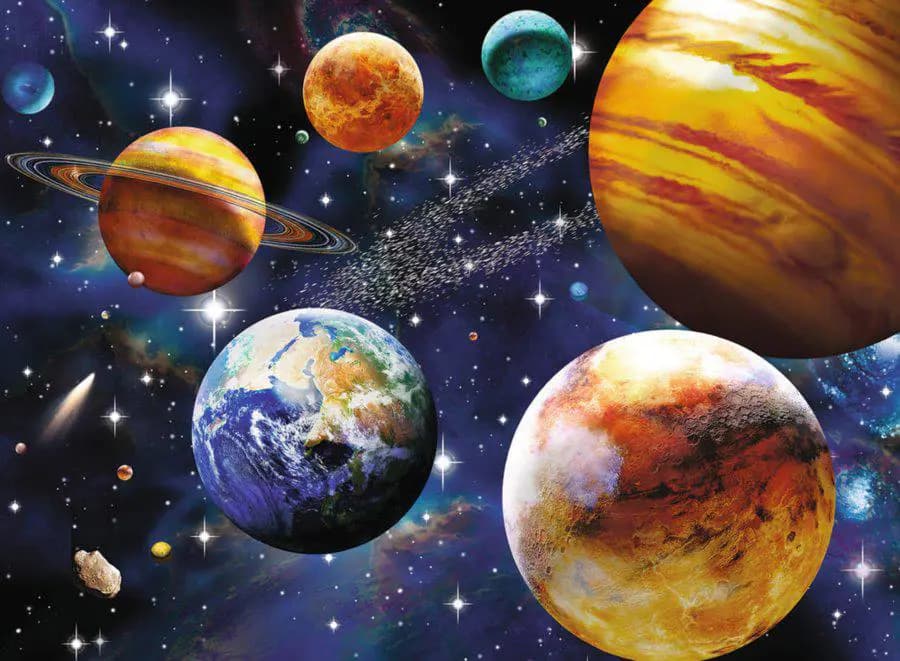Ravensburger - Puzzle Space - 100 dielov