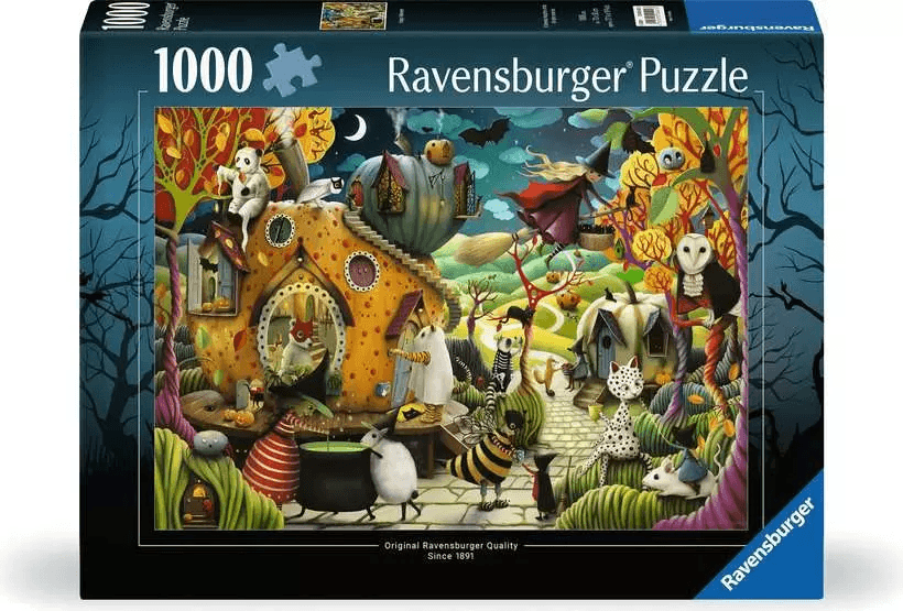 RAVENSBURGER Puzzle Šťastný Halloween 1000 dílků