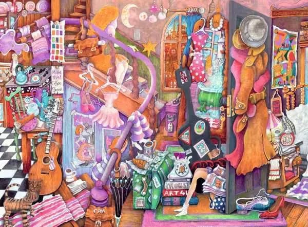 Ravensburger - Puzzle Student Days - 500 dielov