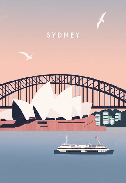 RAVENSBURGER Puzzle Sydney 99 dílků