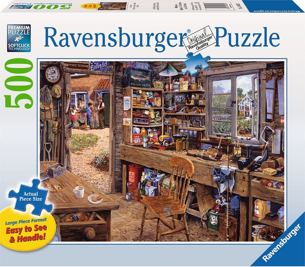 RAVENSBURGER Puzzle Tátova dílna XXL 500 dílků