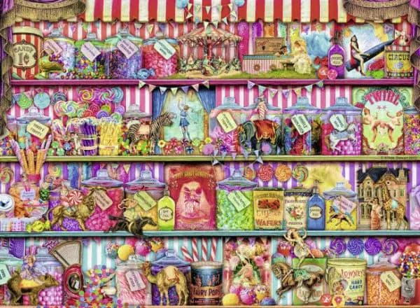 Ravensburger - Puzzle The Sweet Shop - 500 dielov