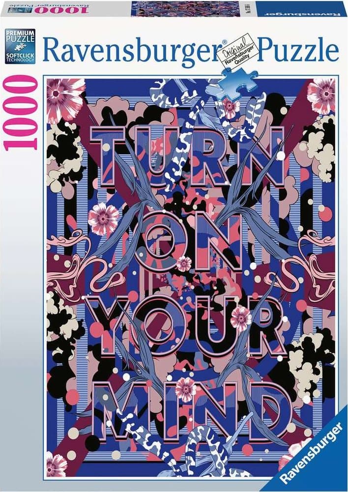 RAVENSBURGER Puzzle Turn on your mind 1000 dílků