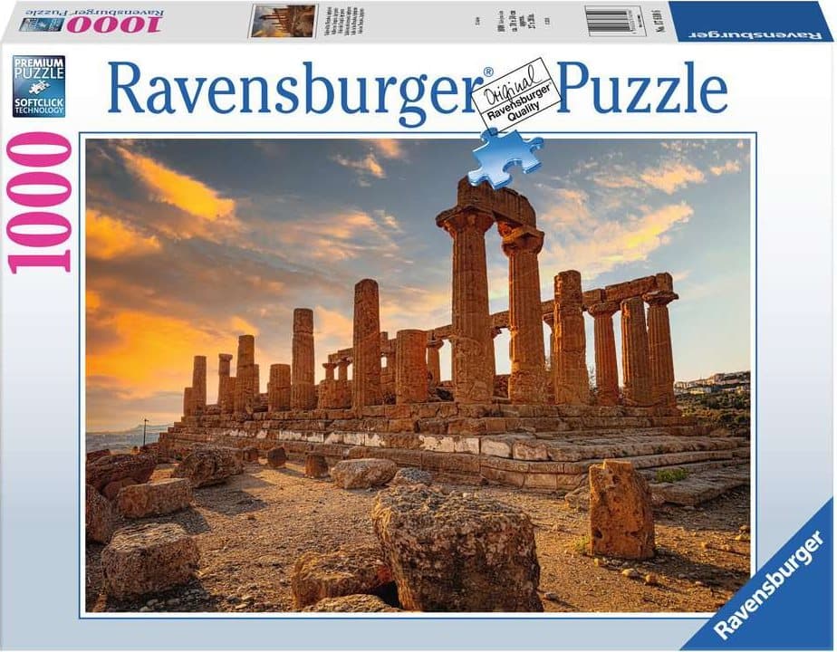 RAVENSBURGER Puzzle Údolí chrámů 1000 dílků