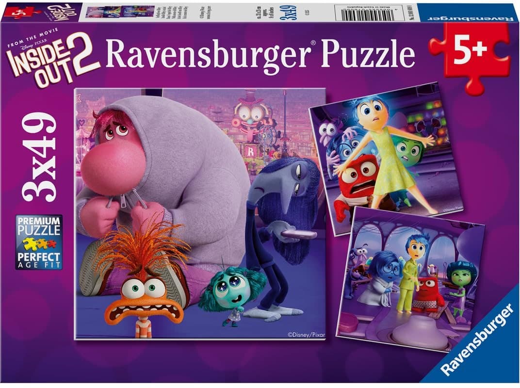 RAVENSBURGER Puzzle V hlavě 2, 3x49 dílků