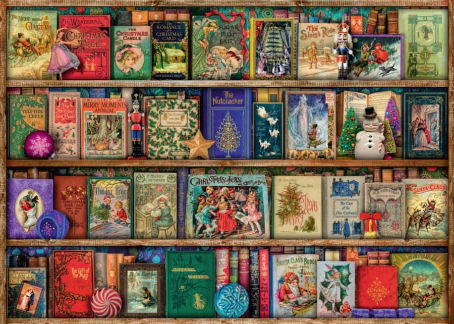 RAVENSBURGER Puzzle Vánoční knihovna 1000 dílků