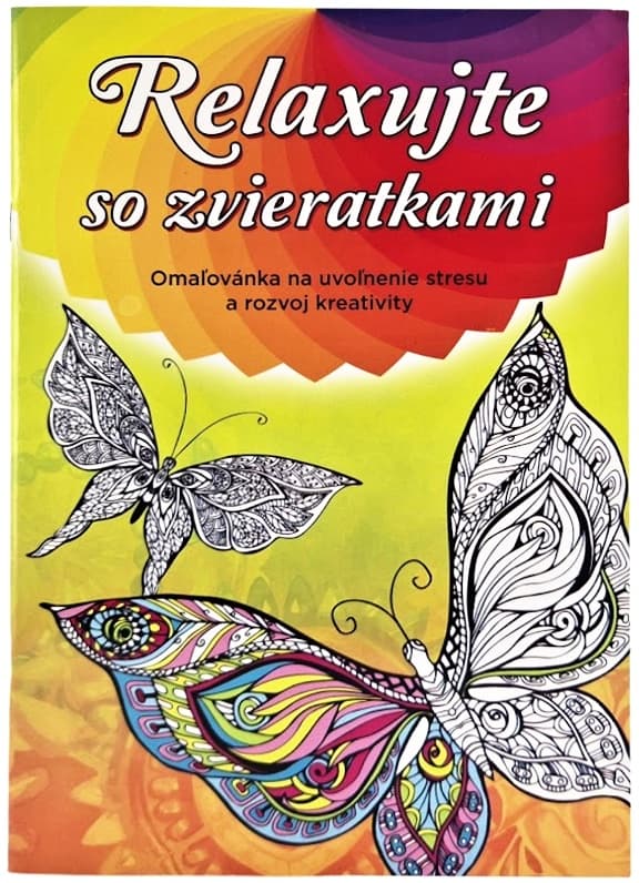 Relaxujte so zvieratkami maľovanka