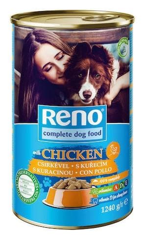 Reno konzerva pre psy hydina 1240g