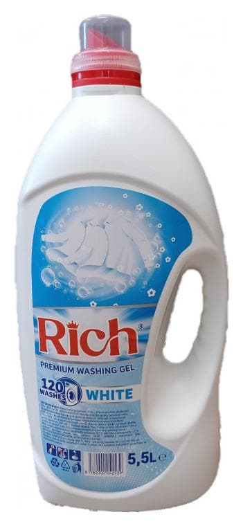 RICH White 5,5L gél na pranie