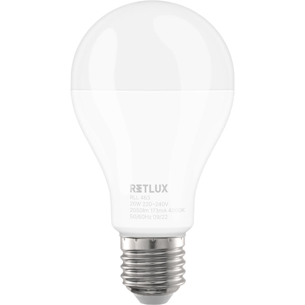 RLL 463 A67 E27 bulb 20W CW RETLUX
