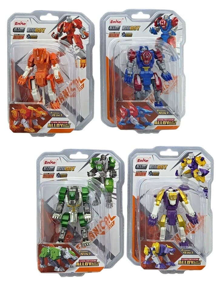 Robot zviera transformers 9cm - zelená