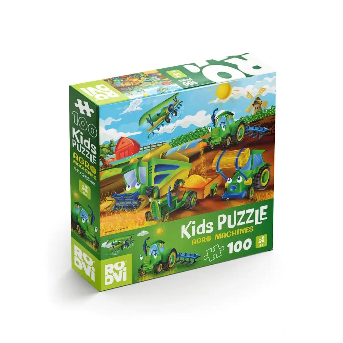 Roovi - Puzzle Farming Machines - 100 dielov