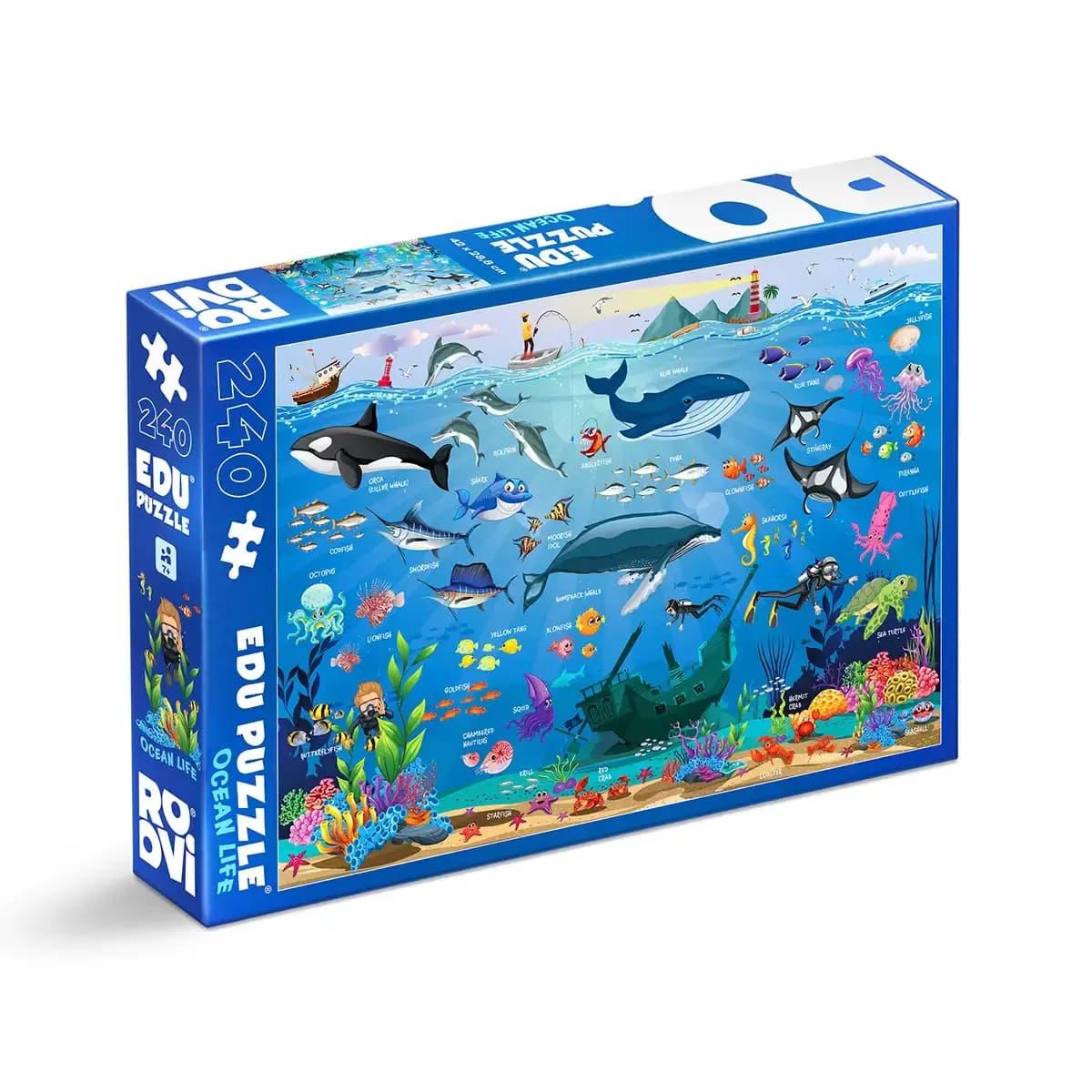 Roovi - Puzzle Ocean animals - 240 dielov