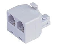Rozdvojka RJ11, 1x6p4c/2x6p4c - telefonní
