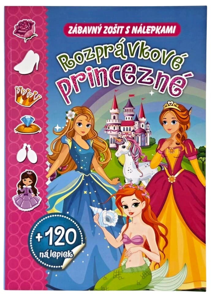 Rozprávkové princezné +120 nálepiek