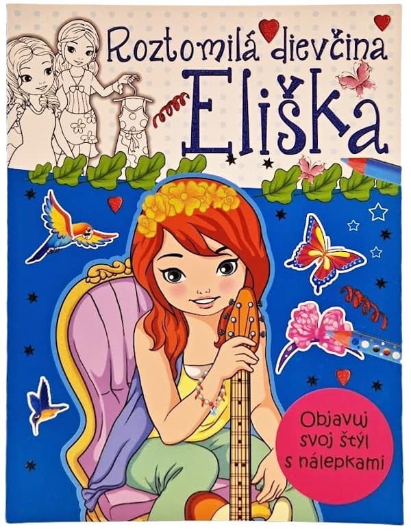 Roztomilá dievčina Eliška