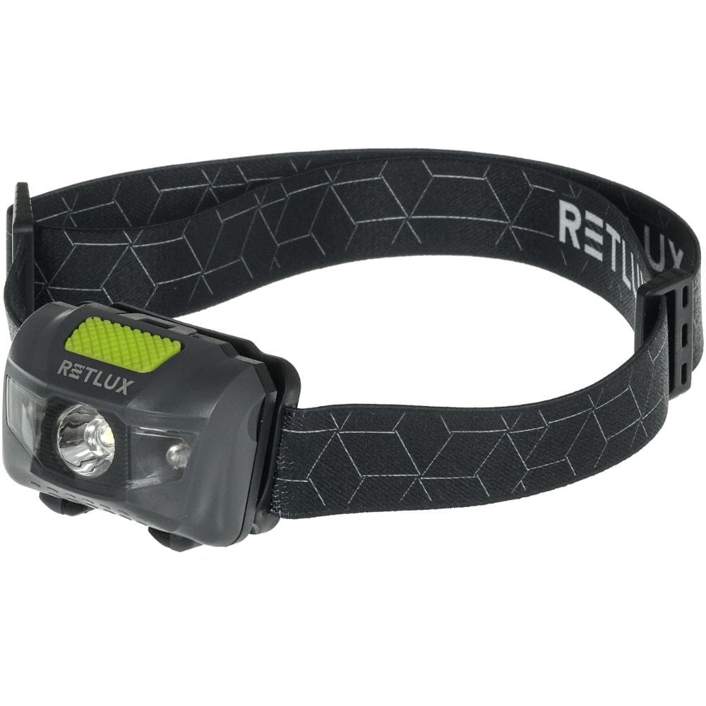 RPL 55 GREY čelovka 3W+2R 3XAAA RETLUX