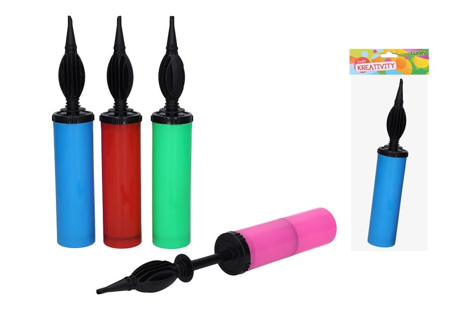 Ručná pumpa na balóny 28cm - žltá