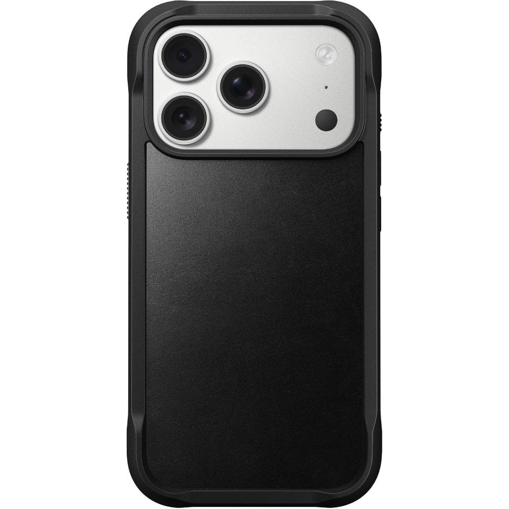 Rugged Leather Case iPhone 17 Pro Max BK