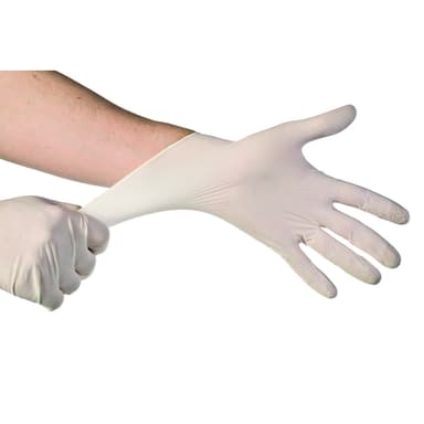 Rukavice jednorázové 100 ks LATEX M
