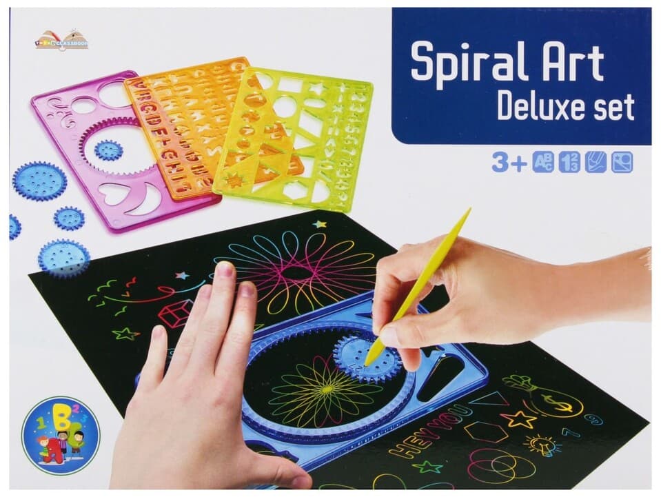 Šablóny spirograf deluxe sada