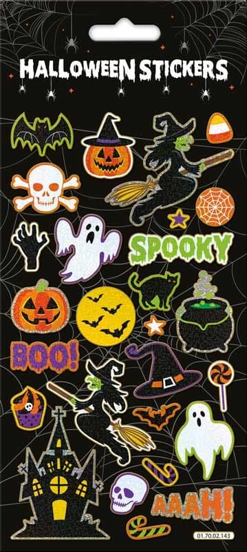 Samolepky Halloween Black