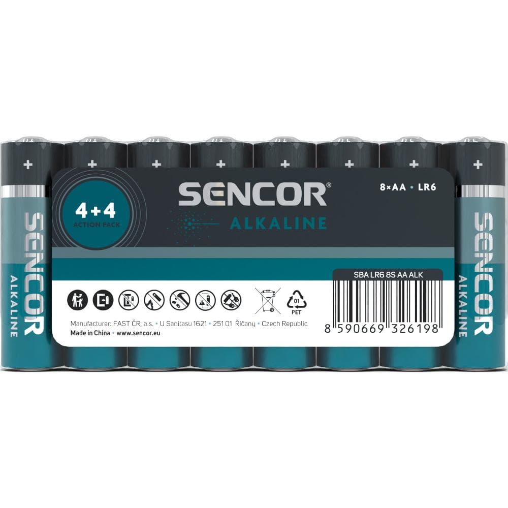 SBA LR6 8S AA Alk SENCOR