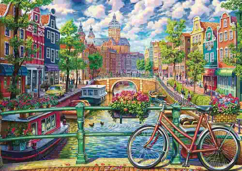 Schmidt - Puzzle Amsterdam canal magic - 1000 dielov