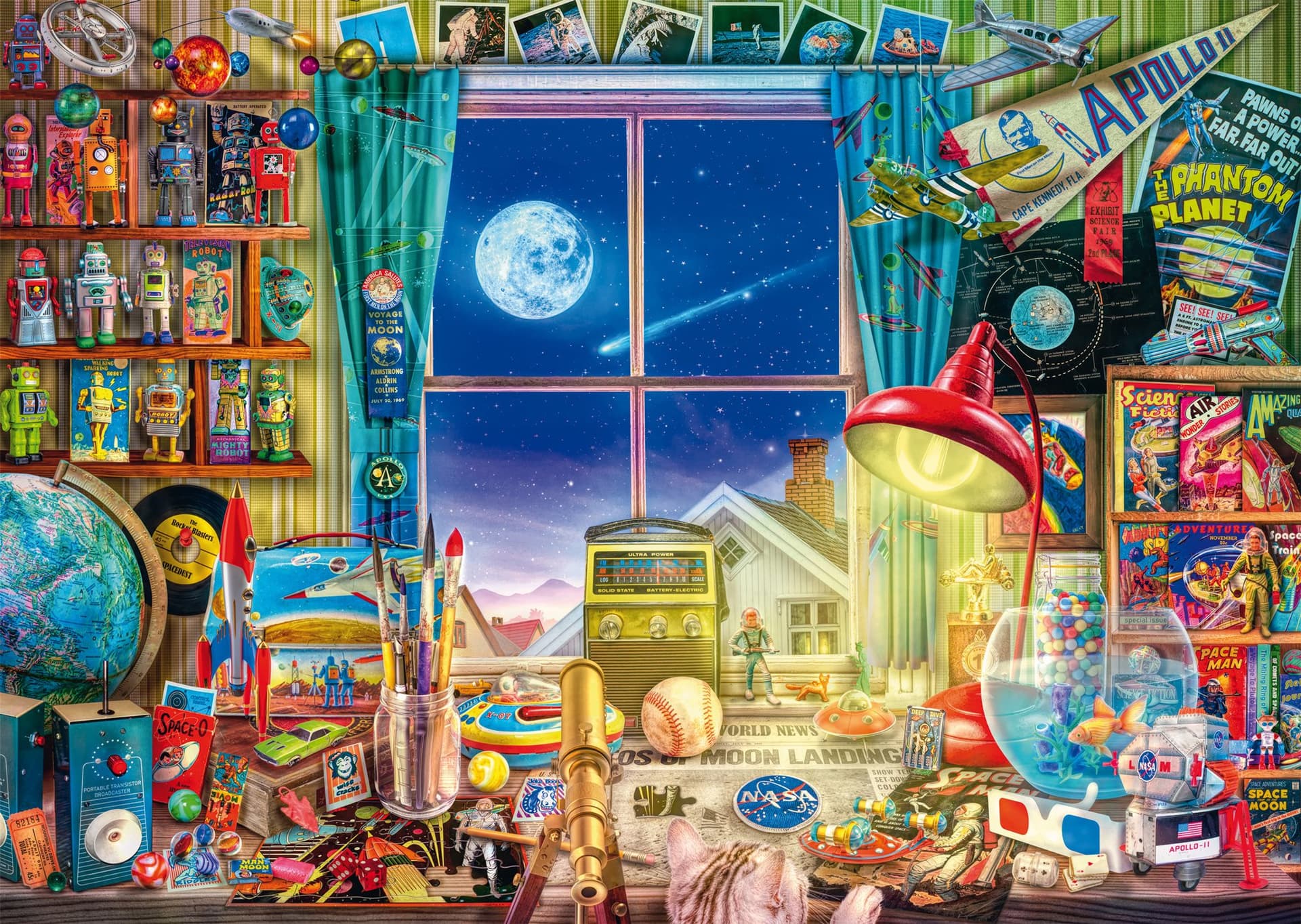 SCHMIDT Puzzle Až na měsíc 1000 dílků